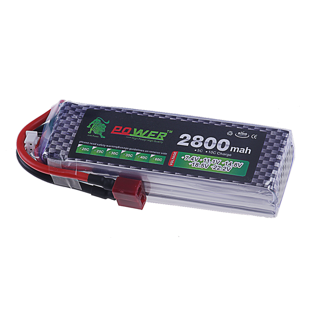 2800mAh 3S 11.1V 40C FPV Drone – обзор и цена Drone Battery 3S