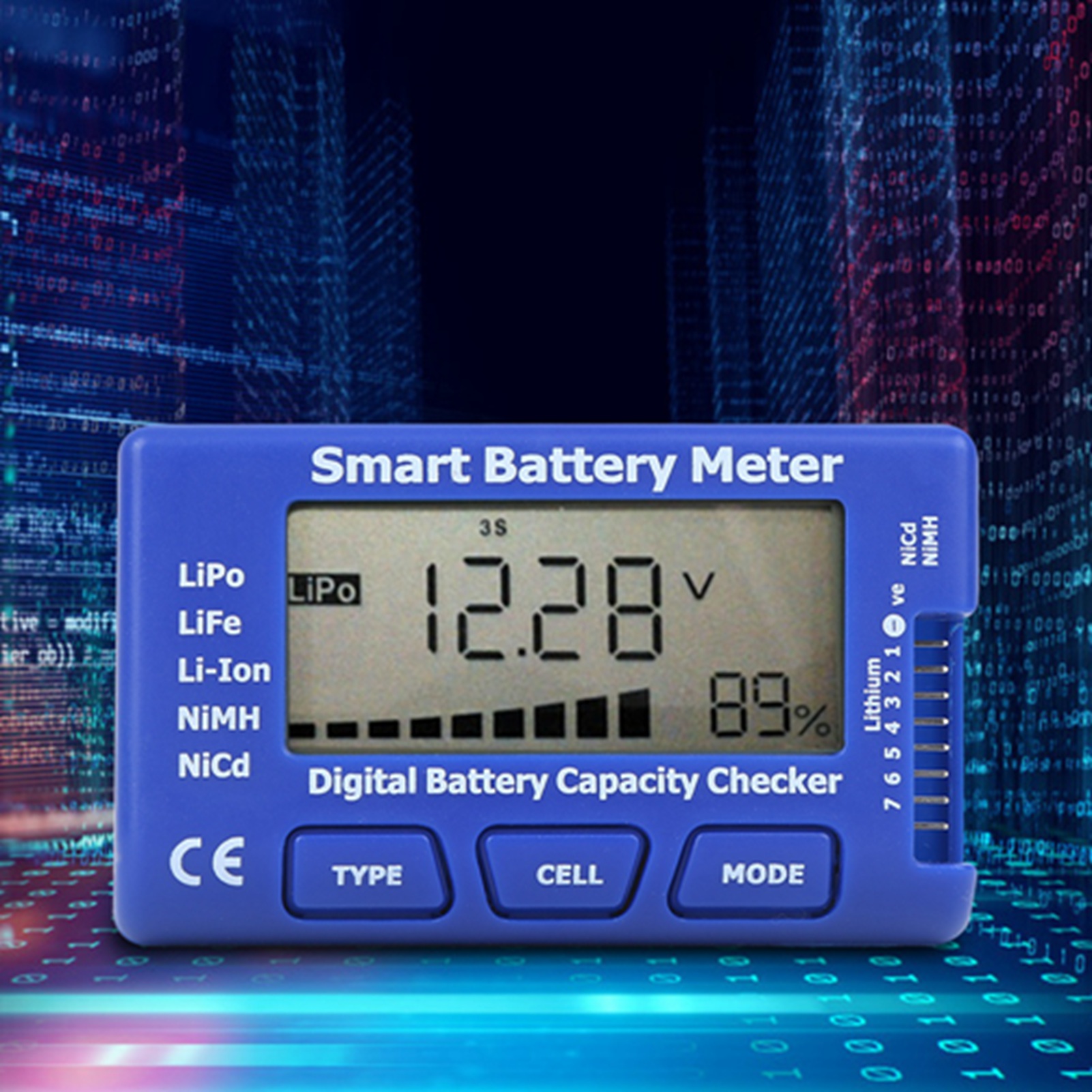 5‑In‑1 Intelligent Digital Bat – обзор и цена Drone Battery Voltage Checker