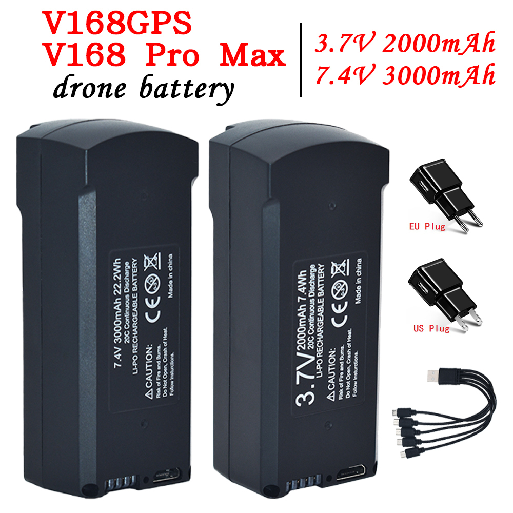GPS V198 7.4V 3000mAh Battery  – обзор и цена Drone Battery Lipo