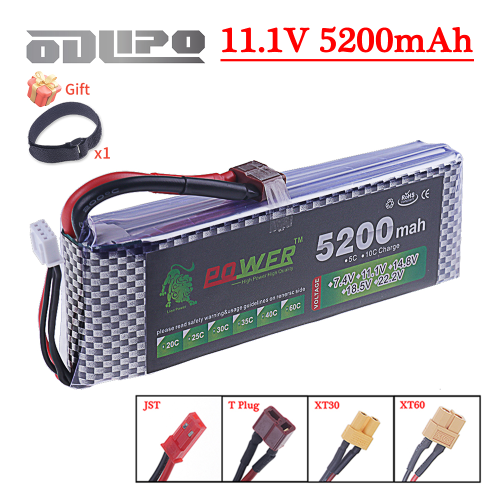 3S Lipo Battery 11.1V 5200mah  – обзор и цена Drone Battery 3S