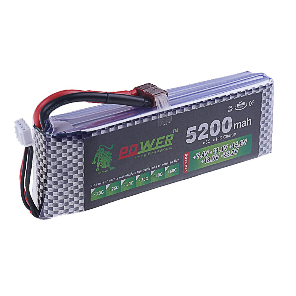 3S Lipo Battery 11.1V 5200mah  – обзор и цена Drone Battery 3S