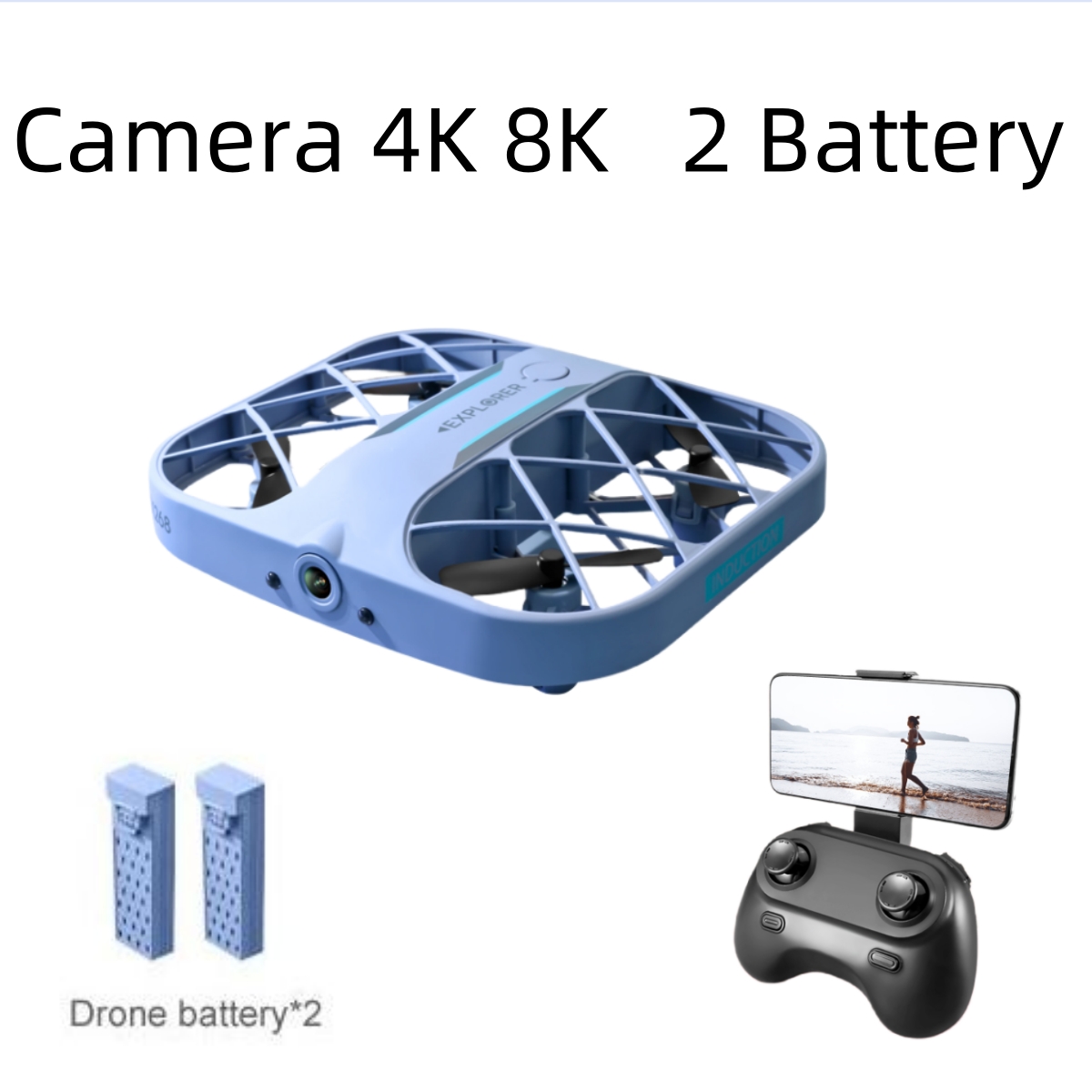 JJRC H107 FPV RC Drone with 2  – обзор и цена Drone Battery Box