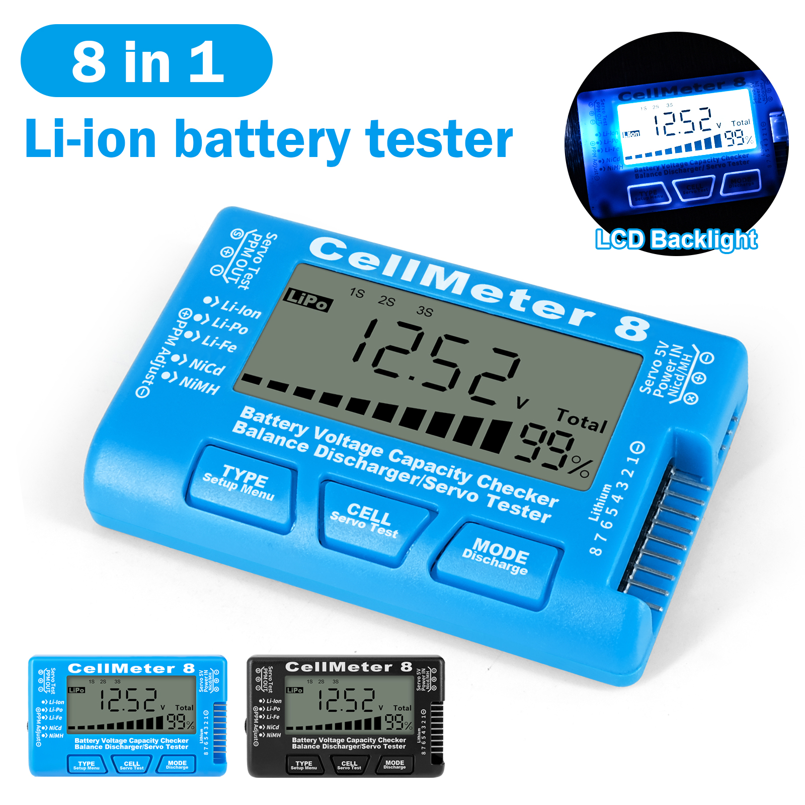Rc Cellmeter-8 Digital Battery – обзор и цена Drone Battery Voltage Checker