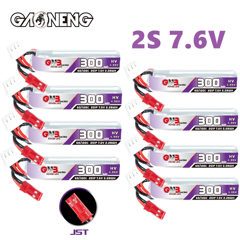 GAONENG GNB 2S 7.6V 300mAh 60C – обзор и цена Drone Battery Connector