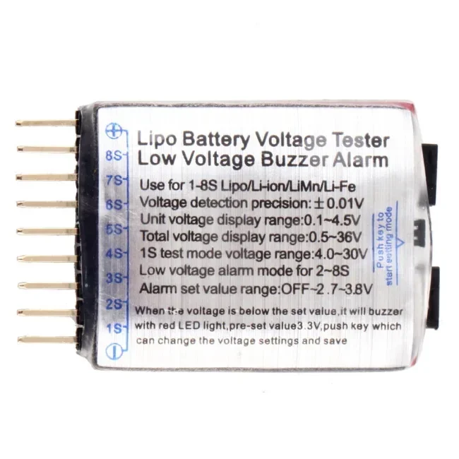 1/2/5PCS RC Voltage Display Ba – обзор и цена Drone Battery Alarm