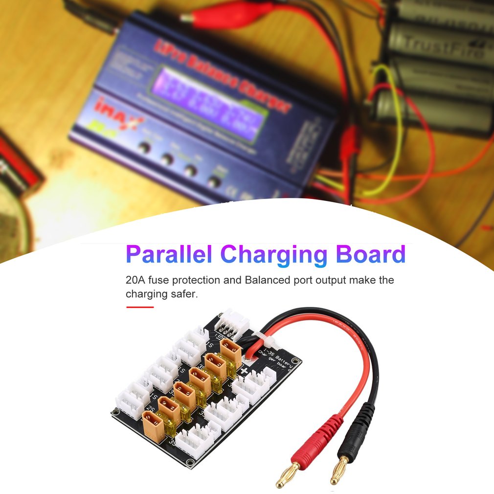 1S-3S 20A XT30 Plug Lipo Batte – обзор и цена Drone Battery Parallel Board