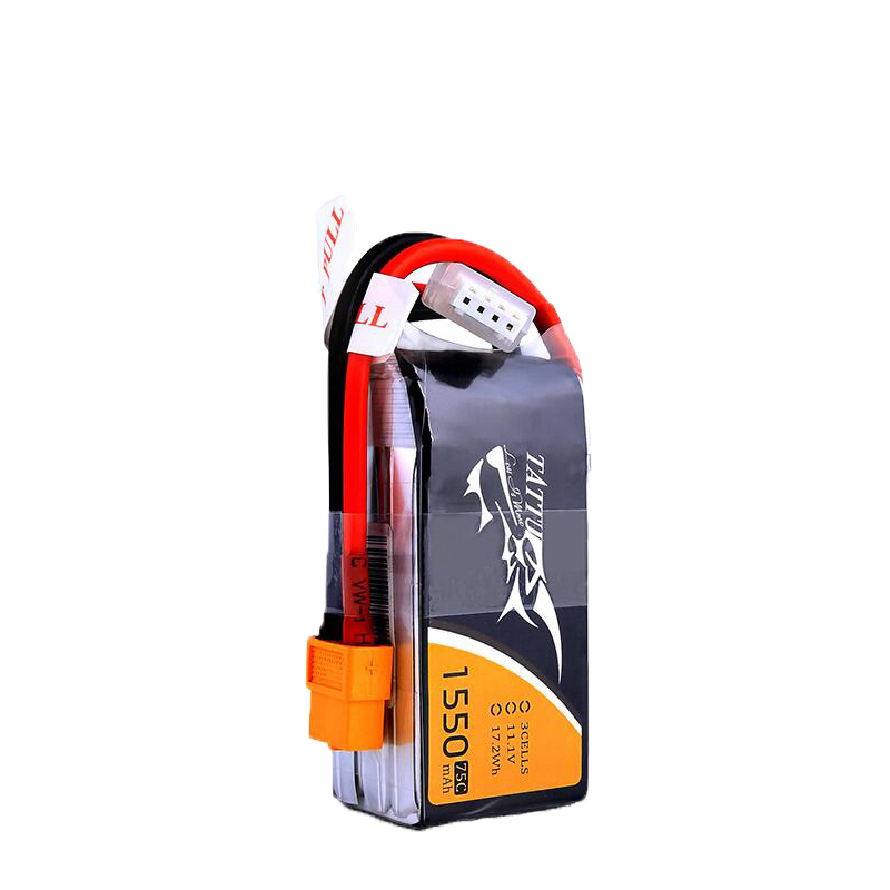 TATTU 3S 11.1V 1550mAh 75C LiP – обзор и цена Drone Battery 3S