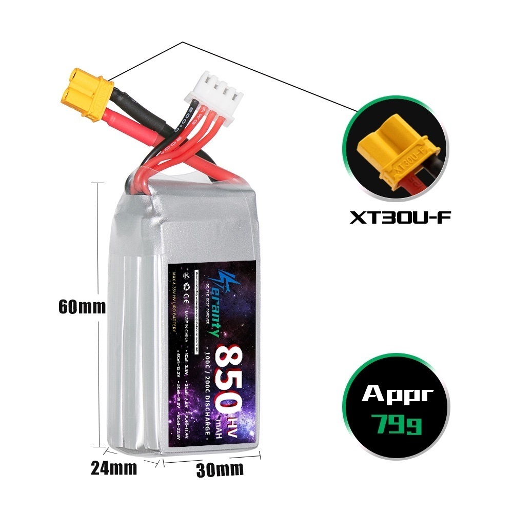 1/2/3PCS TERANTY 3S 11.4V Lipo – обзор и цена Drone Battery Connector