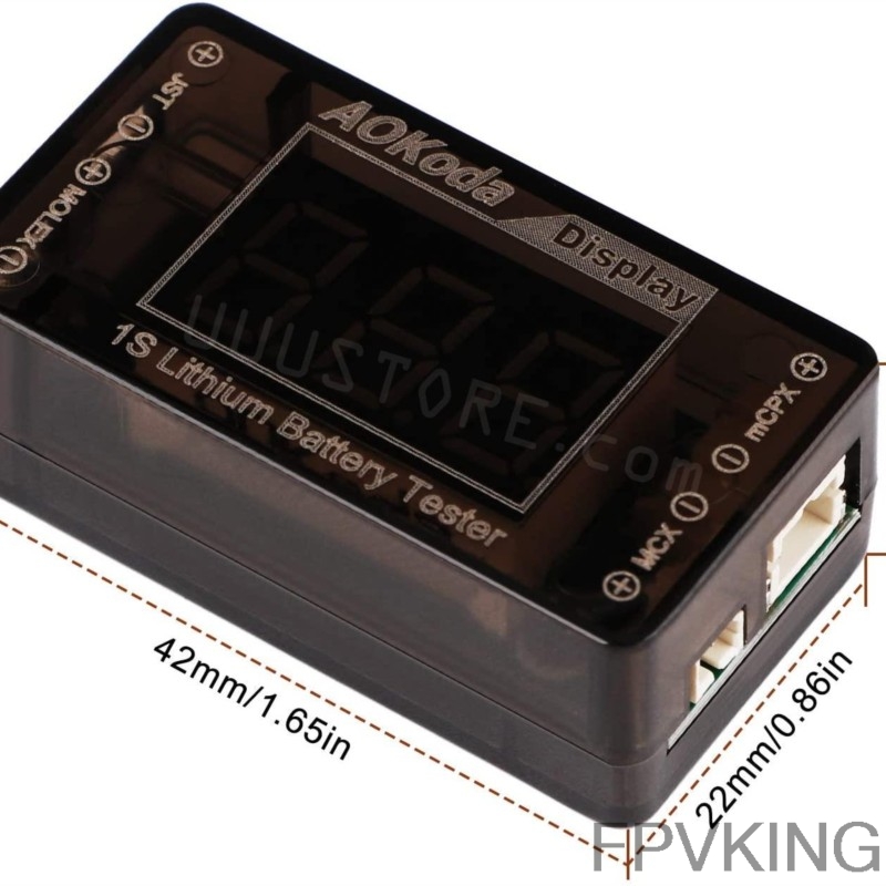AOKoda AOK-041 1S LiPo Battery – обзор и цена Drone Battery Voltage Checker