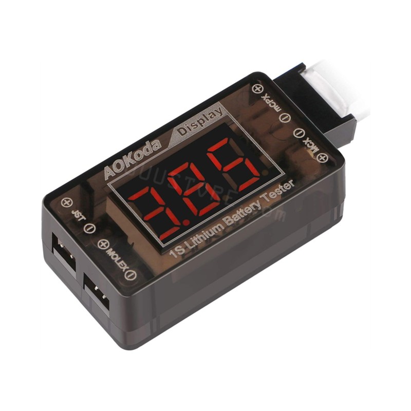 AOKoda AOK-041 1S LiPo Battery – обзор и цена Drone Battery Voltage Checker